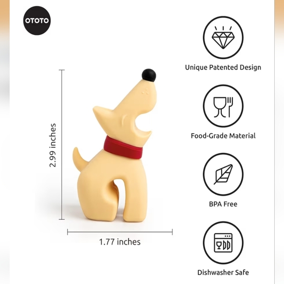 *5 for $25* NWOT Ototo Best Buddies Dual Spoon Holder & Steam Releaser - Picture 10 of 10